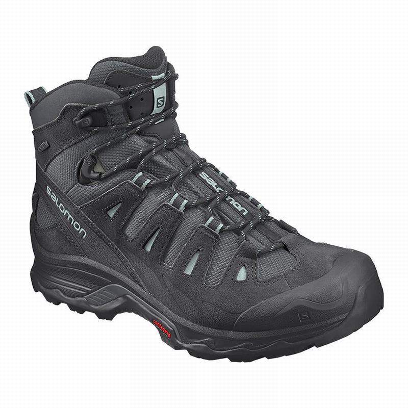 SALOMON UK QUEST PRIME GTX W - Womens Hiking Boots Dark Blue/Black,ZNYE83659